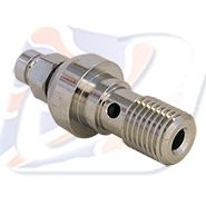3/8"UNF DOMED SINGLE BLEED BOLT CHROME