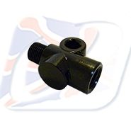 1/8th BSP STRAIGHT CONNECTOR M10x1 BLACK