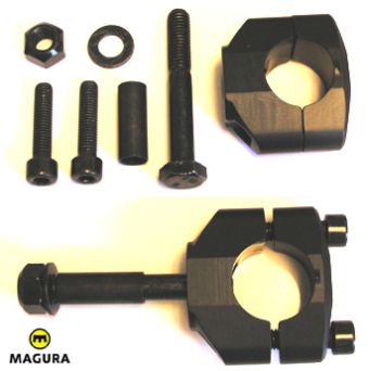 'X-LINE' REPLACEMENT CLAMP KIT -  BLACK