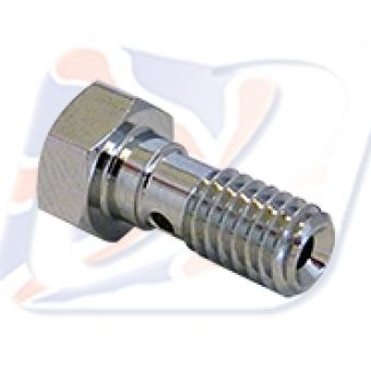 6mmx1mm HEX SINGLE BANJO BOLT CHROME