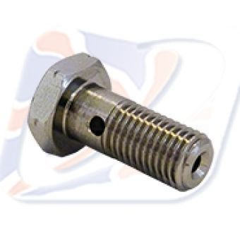 M8X1.00X20 Hex Single Banjo Bolt Chrome