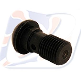 10x1mm DOMED SINGLE BANJO BOLT - BLACK