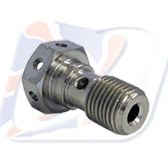M10x1mm SINGLE BANJO BOLT -  TITANIUM