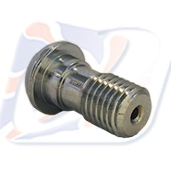 10x1.25mm DOMED SINGLE BANJO BOLT CHROME