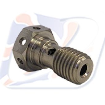 M10x1.25mm SINGLE BANJO BOLT -  TITANIUM