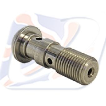 10X1mm DOMED DOUBLE BANJO BOLT S/S