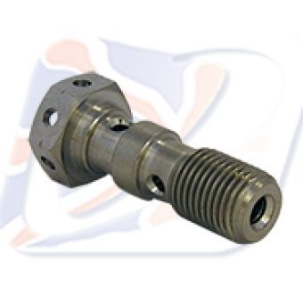 M10x1mm DOUBLE BANJO BOLT -  TITANIUM