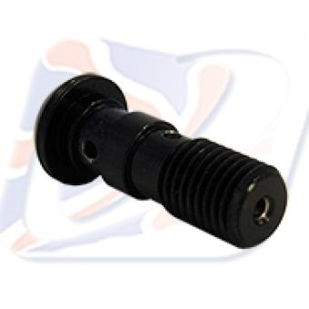 10x1.25mm DOMED DOUBLE BANJO BOLT BLACK