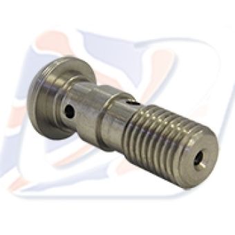 10x1.25mm DOMED DOUBLE BANJO BOLT S/S