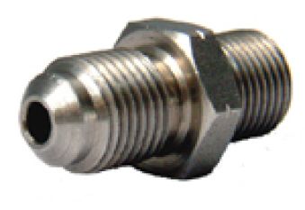 M10x1.25 MALE CONVEX ADAPTOR, CHROME