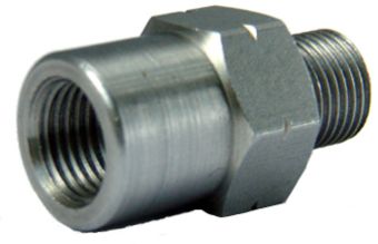 3/8 UNF FEMALE ADAPTER, CHROME