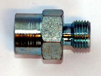 3/8 UNF FEMALE ADAPTER, STAINLESS