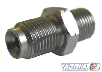 M10x1 MALE CONCAVE ADAPTOR, STAINLESS