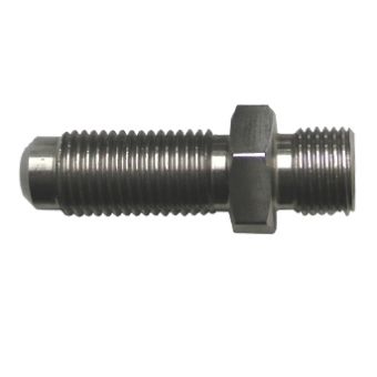 3/8 UNF MALE BULKHEAD ADAPTOR, STAINLESS