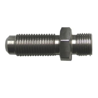 3/8 UNF MALE BULKHEAD ADAPTOR, CHROME