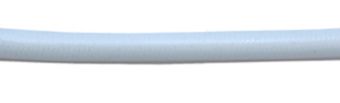 Stainless Braided Teflon Hose White