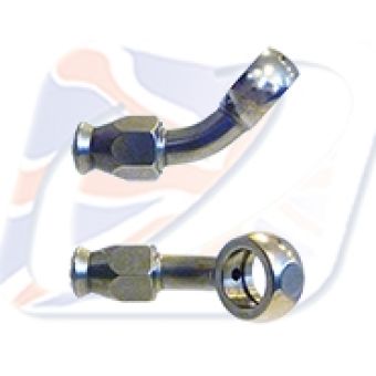 45DEG BANJO STAINLESS