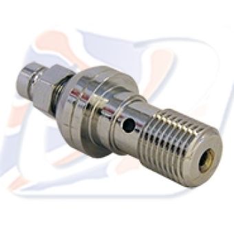 M10X1.00 SINGLE BLEED BANJO BOLT, CHROME