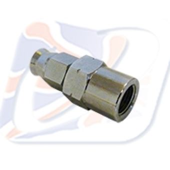 10x1 FEMALE HOSE END, CHROME.