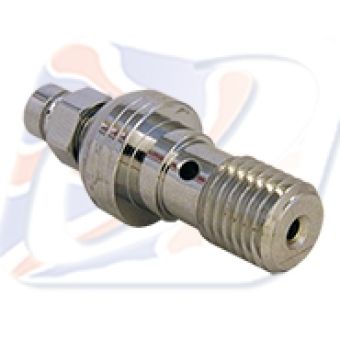 M10X1.25 SINGLE BLEED BANJO BOLT, CHROME