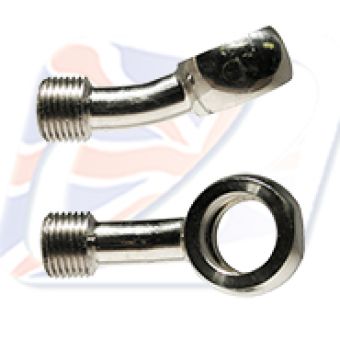 M10 20° BANJO, STAINLESS