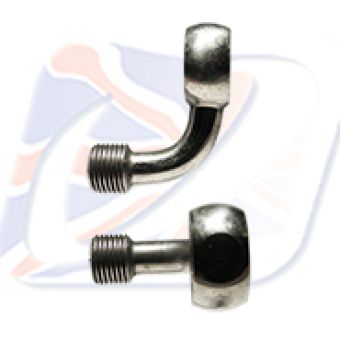 M10 90° BANJO, STAINLESS