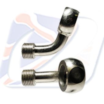 M10 75° BANJO, STAINLESS