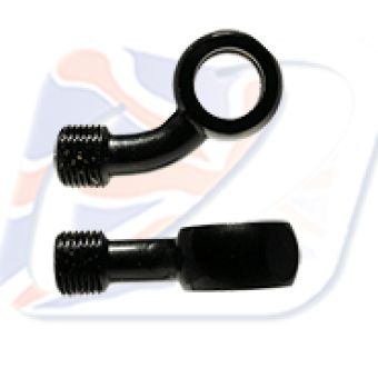 M10 BANJO 45° SIDE, BLACK