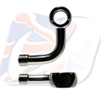 M10 BANJO 90° LONG SIDE BEND, CHROME