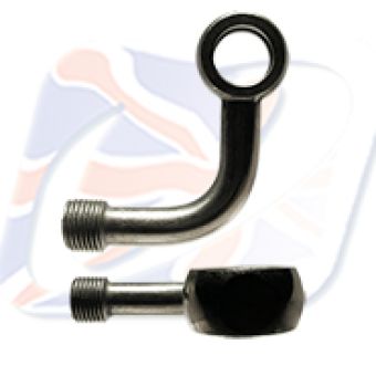 M10 90° LONG SIDE BEND, STAINLESS