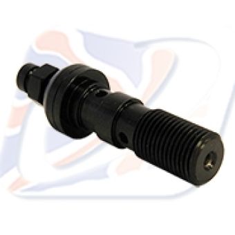 M10X1.00 DOUBLE BLEED BANJO BOLT, BLACK