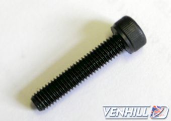 M5 X 25 ALLEN HEAD SCREW - STEEL BLACK