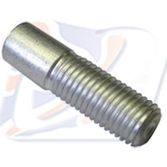 MZ Bowden Cable Adjusting Screw Lever – M6 Thread – Aluminium – Silver – Vintage Motorcycle