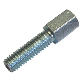 STEEL ADJUSTER SCREW-ZINC/CLEAR