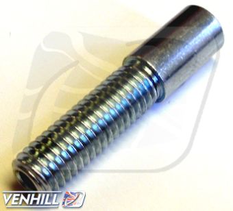 STEEL ADJ SCREW M8 x 1.25 x 25mm CRIMPED