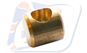 BARREL NIPPLE 4mm O.D.x 4mm, 1.35mm BORE