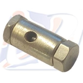 SOLDERLESS BARREL NIPPLE 8mm O.D. x 13mm