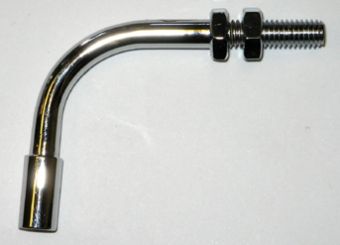 THREADED FERRULE BEND ASSEMBLY, CHROME