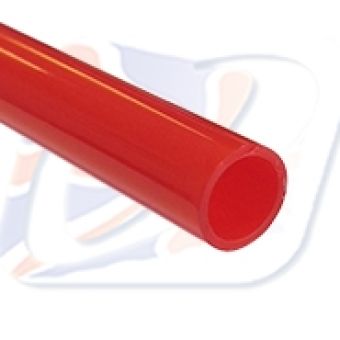 RIGID RED NYLON TUBE 8mmID x 10mmODx1M
