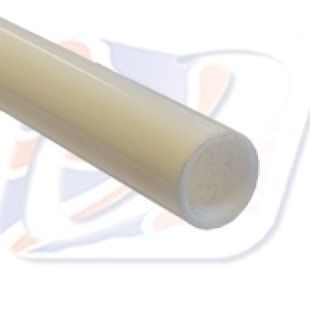 RIGID WHITE NYLON TUBE 8mmID x 10mmODx1M
