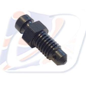 BLEED NIPPLE - 6 X 1mm BLACK CHROME