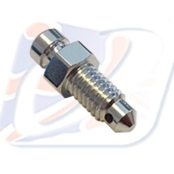 BLEED NIPPLE - 6 X 1mm  CHROME PLATED