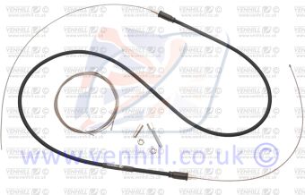 ROTAX MAX THROTTLE CABLE - BLACK
