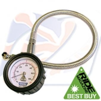 0-60psi With Bag VT32 VENHILL Flexible Stainless Steel Tyre Pressure Gauge 
